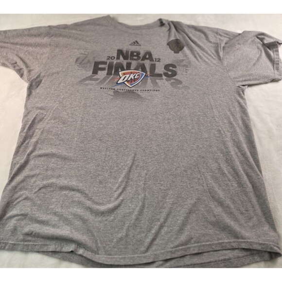 Adidas NBA 2012 Finals OKC Men's XXL T-Shirt - Picture 4 of 6